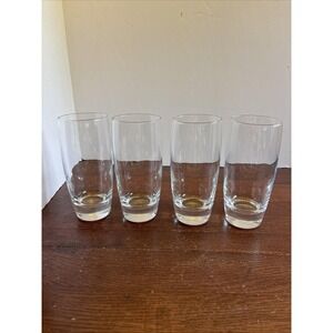 4 Luigi Bormioli Michelangelo 20 oz Beverage Glass Set Blown Crystal LNC ITALY